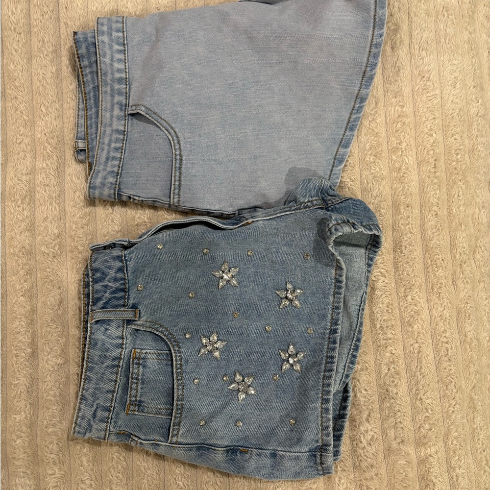 Bundle SHEIN Light Blue Denim Shorts